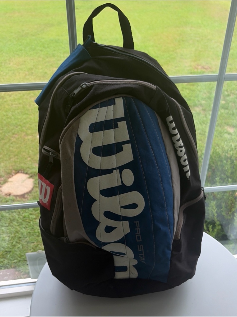 Wilson Black and Blue Men's Athletic Backpack